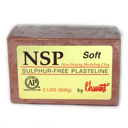 Chavant NSP (Non Sulphurated Plasteline) Brown - 40lb Case